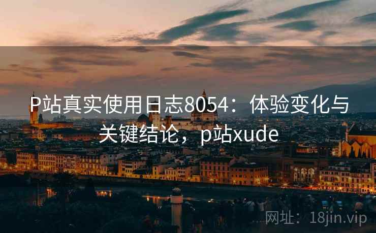 P站真实使用日志8054：体验变化与关键结论，p站xude