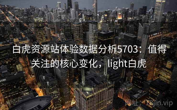 白虎资源站体验数据分析5703：值得关注的核心变化，light白虎