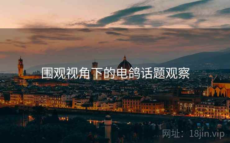 围观视角下的电鸽话题观察 围观视角下的电鸽话题观察
